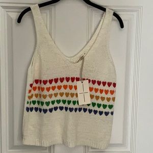 Moon and Madison sleeveless sweater, medium, NWT